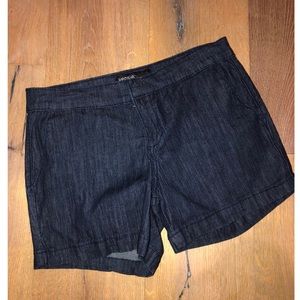 Kenzie denim shorts.
